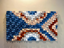 Load image into Gallery viewer, Acoustic Wood Mosaic Wall Decor