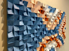 Load image into Gallery viewer, Acoustic Wood Mosaic Wall Decor