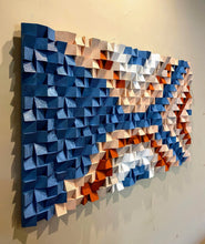 Load image into Gallery viewer, Acoustic Wood Mosaic Wall Decor