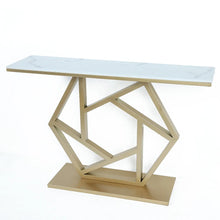 Load image into Gallery viewer, Contemporary Console Table In Hexagonal Design