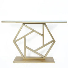 Load image into Gallery viewer, Contemporary Console Table In Hexagonal Design