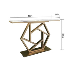 Load image into Gallery viewer, Contemporary Console Table In Hexagonal Design