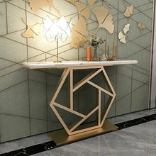 Load image into Gallery viewer, Contemporary Console Table In Hexagonal Design