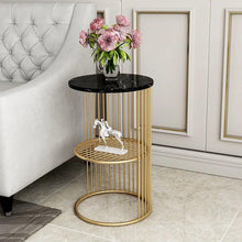 Load image into Gallery viewer, Designer Golden Half Caged Coffee Table
