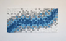 Load image into Gallery viewer, Ever Flowing Indus River Wood Mosaic Wall Decor