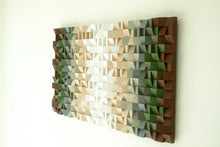 Load image into Gallery viewer, Green Earth Handmade Wood Mosaic Wall Decor