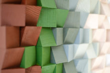 Load image into Gallery viewer, Green Earth Handmade Wood Mosaic Wall Decor