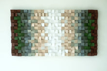 Load image into Gallery viewer, Green Earth Handmade Wood Mosaic Wall Decor