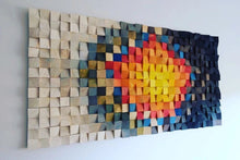 Load image into Gallery viewer, Gorgeous Sun Wood Mosaic Wall Decor