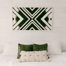 Load image into Gallery viewer, Preserved Moss Mosaic Aztec Design Wall Decor