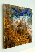 Load image into Gallery viewer, Fighting River Wood Mosaic Wall Decor