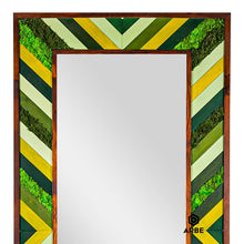 Load image into Gallery viewer, Preserved Green Moss Wall Mirror
