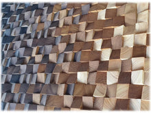 Load image into Gallery viewer, Wooden Wall Decor Rustic Wood Mosaic Wall Decor