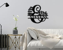 Load image into Gallery viewer, Personalized Mr and Mrs Sign Wall Decor