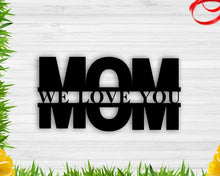 Load image into Gallery viewer, Personalized Mom Sign Wall Decor