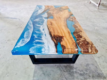 Load image into Gallery viewer, Stunning Sea Wave Epoxy Resin Dining Table
