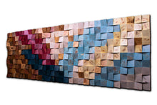 Load image into Gallery viewer, Source Of Excitement Wood Mosaic Wall Decor