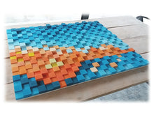 Load image into Gallery viewer, Sunset At The Coast Wood Mosaic Wall Decor