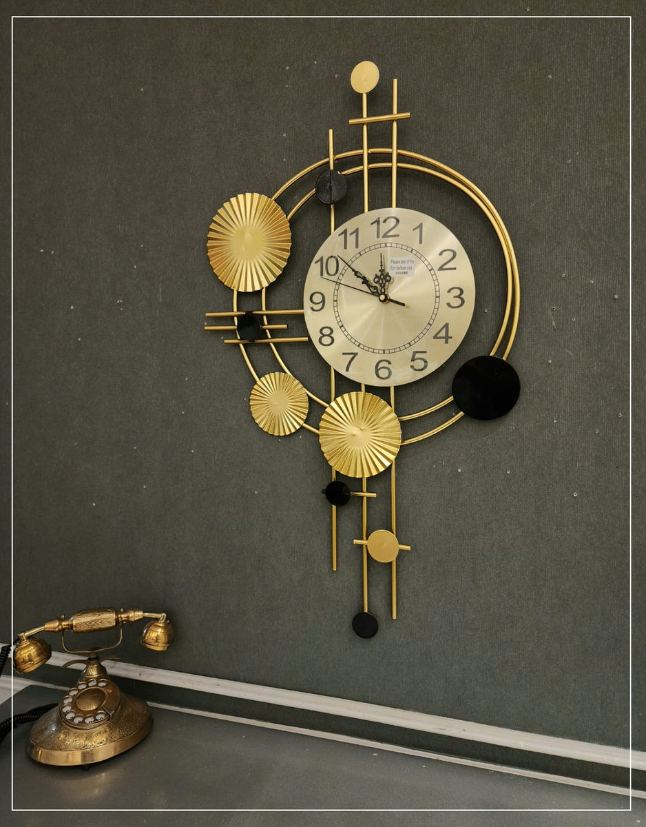 Excellent Metal Wall Clock Saajawat