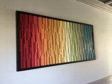 Load image into Gallery viewer, Colorful Wall Art Wood Mosaic Wall Decor