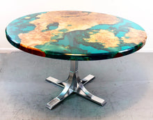 Load image into Gallery viewer, Round Resin River Dining Table