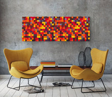 Load image into Gallery viewer, AWESOME RED BLEND WOOD MOSAIC WALL DECOR