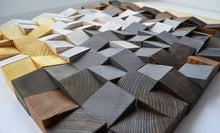 Load image into Gallery viewer, SIZZLING SNOWY MOUNTAIN WOOD MOSAIC WALL DECOR