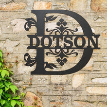 Load image into Gallery viewer, Personalised Monogram Letter D Wall Decor