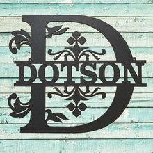 Load image into Gallery viewer, Personalised Monogram Letter D Wall Decor