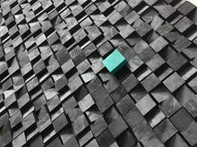 Load image into Gallery viewer, AMAZING TOTAL BLACK WOOD MOSAIC WALL DECOR