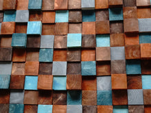 Load image into Gallery viewer, Modern Wooden Wood Mosaic Wall Decor
