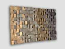Load image into Gallery viewer, Textured Wooden Wood Mosaic Wall Decor