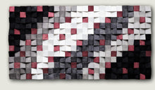 Load image into Gallery viewer, Modern Textured Wood Mosaic Wall Decor