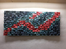 Load image into Gallery viewer, The Red Sea Wood Mosaic Wall Decor