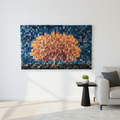 Intimate Tree Wood Wall Art Wood Mosaic Wall Decor