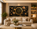 Classical Madala Crystal Painting With LED