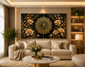 Sacred OM Crystal Painting With LED