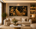 Magical Peacock Crystal Painting With LED