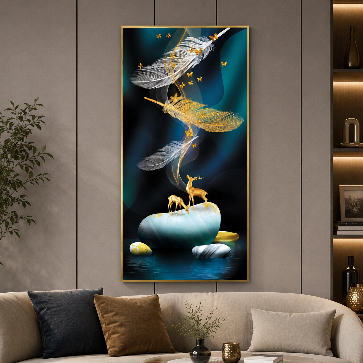 Dreamy Lights Crystal Painting With LED
