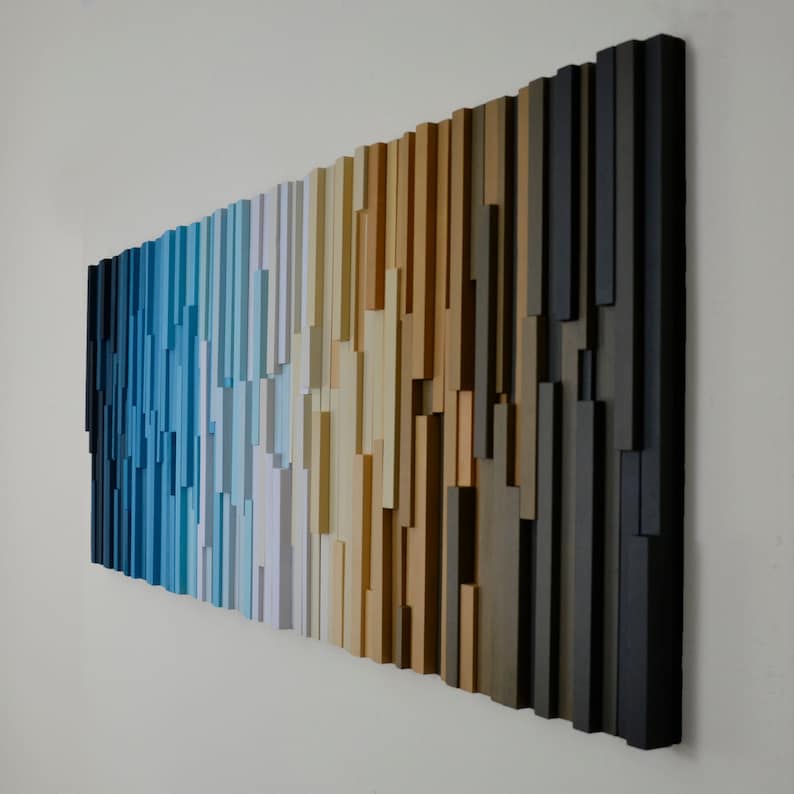 Show Stopper Wood Mosaic Wall Decor
