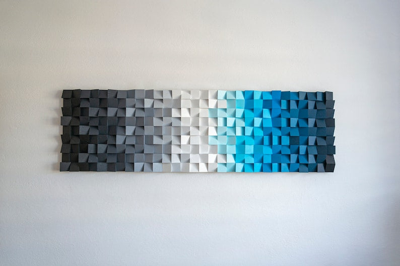 Endless Feelings Wood Mosaic Wall Decor