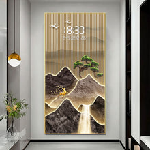 Load image into Gallery viewer, Shimmering Crystal Wall Art with LED and Digital Display

