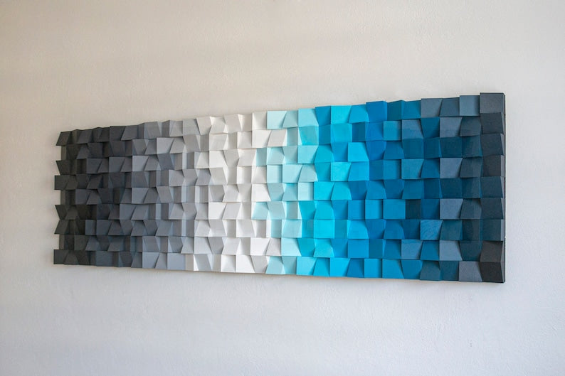 Endless Feelings Wood Mosaic Wall Decor
