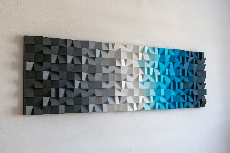 Endless Feelings Wood Mosaic Wall Decor
