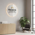 Custom Clear Acrylic Sign with Led Neon Light