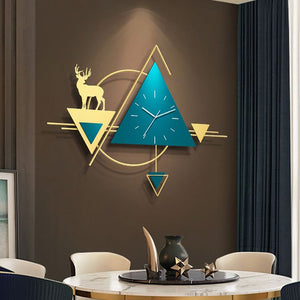 Hummingbirds Metal Wall Clock