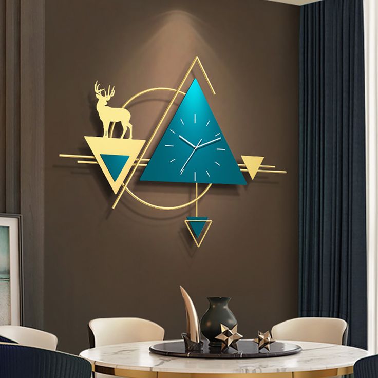 Hummingbirds Metal Wall Clock