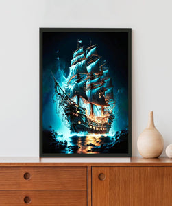 Viking Acrylic LED Light Wall Art