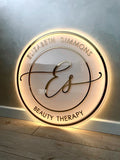 Custom Clear Acrylic Sign with Led Neon Light