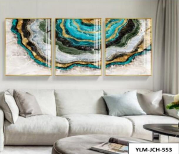 Beautiful Design Crystal Painting ( Set of 3 ) Wall Decor